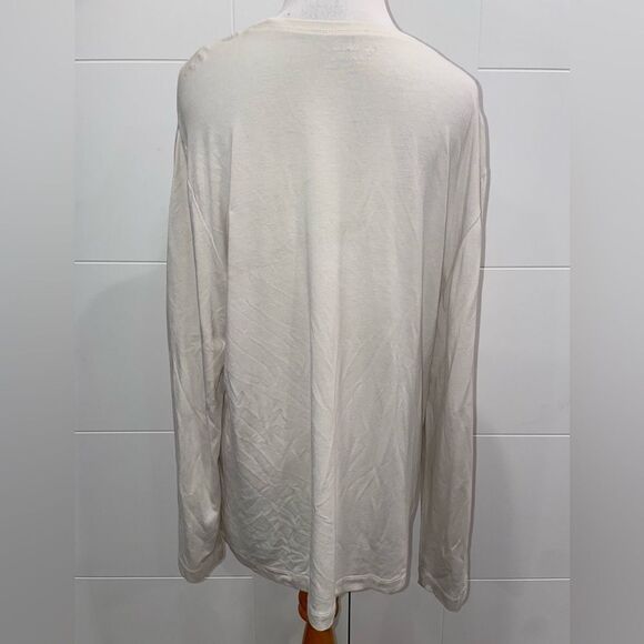 Chicos cream long sleeved v neck shirt size 3 or XL - Picture 5 of 6